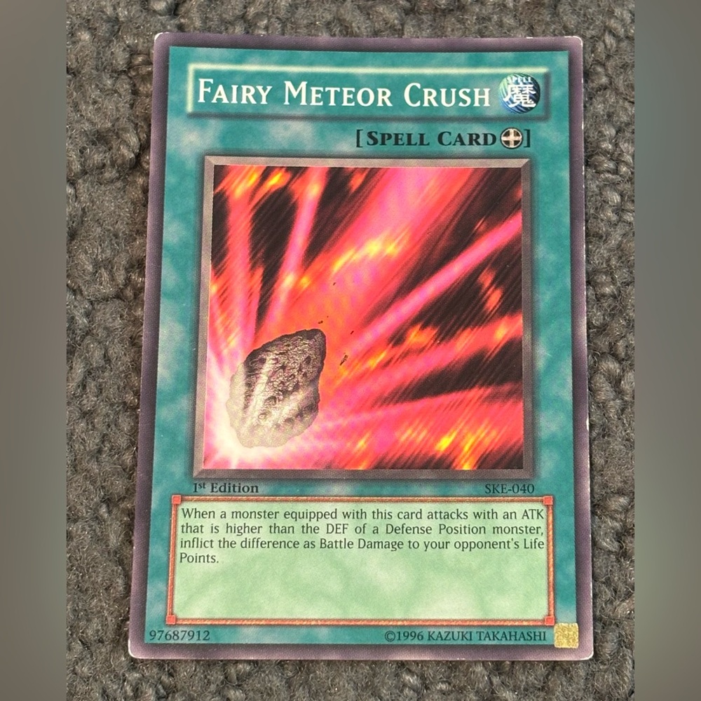 Yu-Gi-Oh TCG Fairy Meteor Crush SKE-040 1st Edition